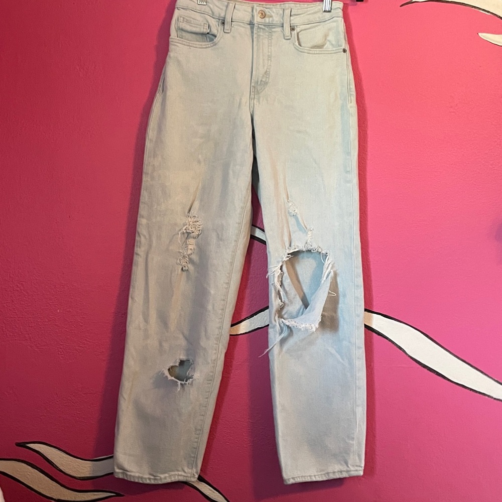 Old Navy Women's High Rise Jeans - Light Blue